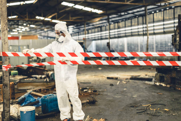 Professional Odor Removal technician working in Rialto, CA